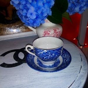 Antique Liberty blue made in England old north church